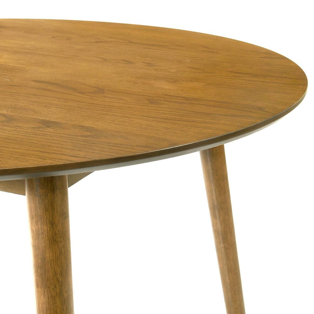 Armen Living Bennet Pub Table in Warm Walnut - Table Only, , large
