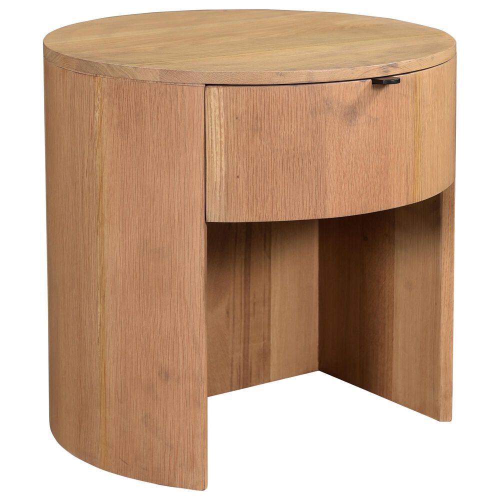 Moe"s Home Collection Theo 1 Drawer Nightstand in Natural, , large
