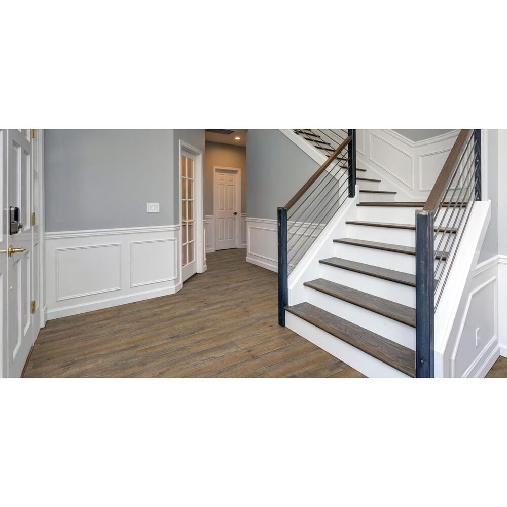 Tarkett NuGen Click Chestnut Ridge Furrowed 7&quot; x 48&quot; Luxury Vinyl Plank, , large