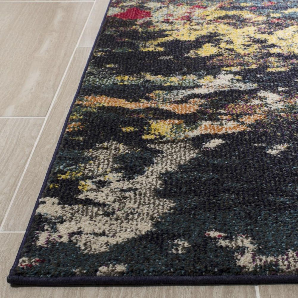 Safavieh Monaco MNC260T 2&#39;2&quot; x 8&#39; Brown and Teal Runner, , large