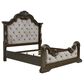 Millenium Queen Upholstered Bed in Dark Brown, , large