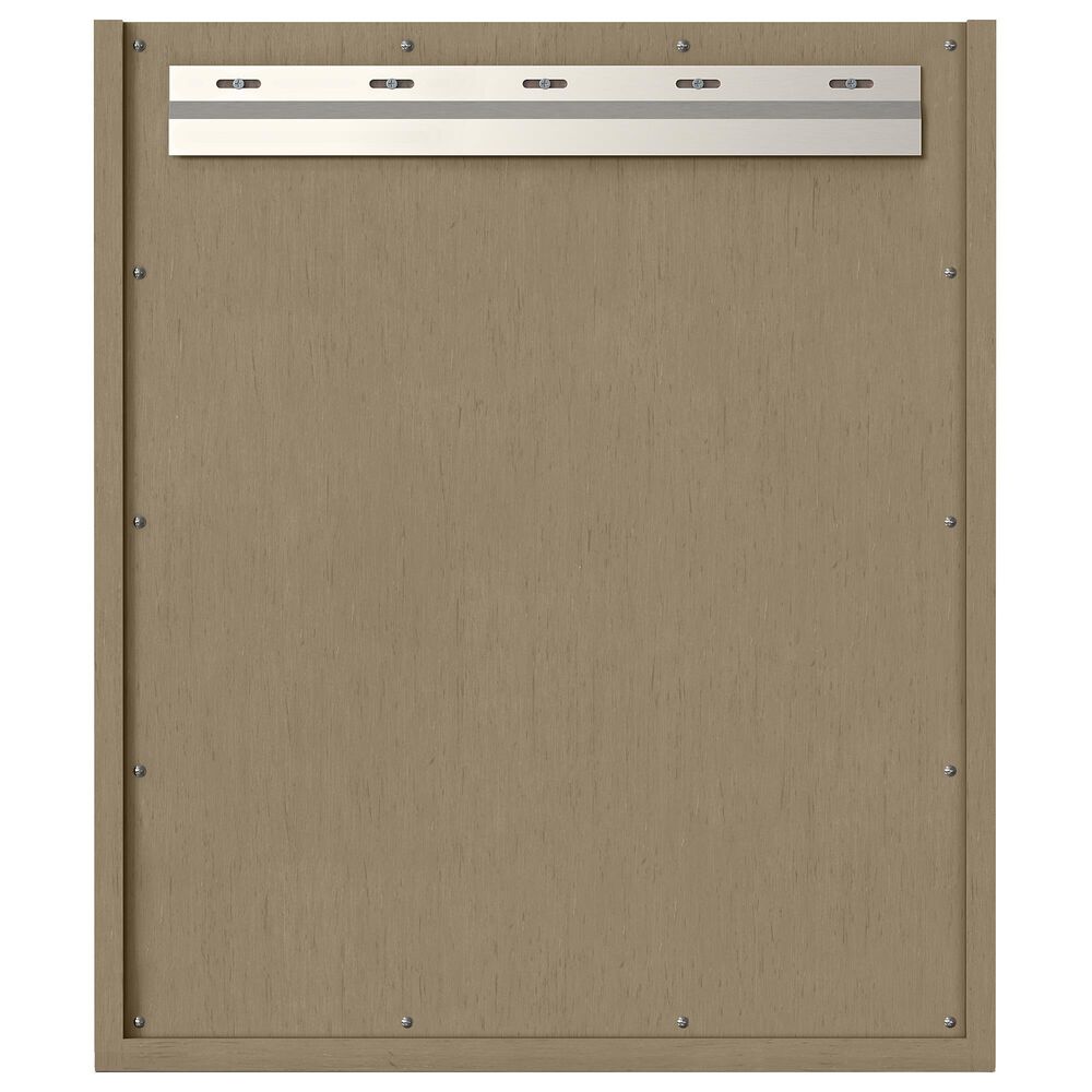 James Martin Vanities Chianti 24" Single Bathroom Vanity in Walnut Whisper and Champagne Brass with 2 cm White Glossy Composite Stone Top and Rectangular Sink, , large