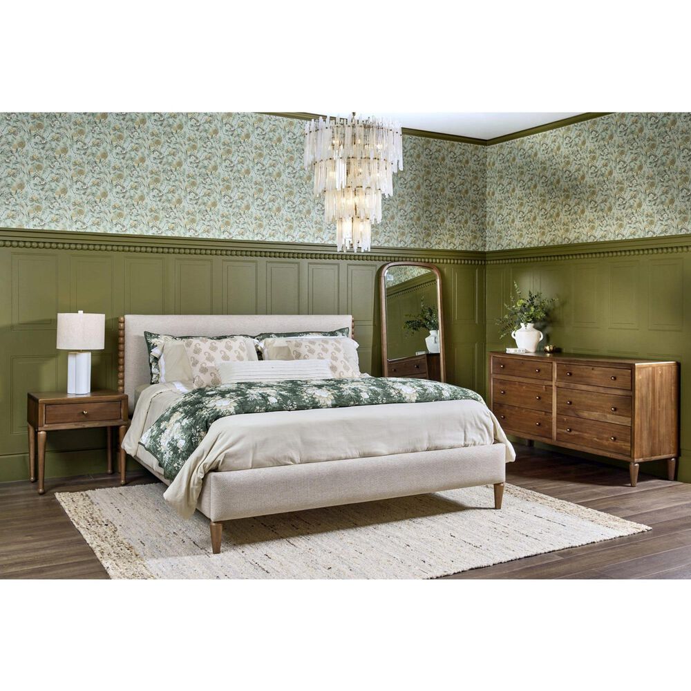 Urban Home Langley Queen Upholstered Bed in Autumn Forest, , large