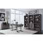 Riva Ridge Harper Point 76" 2-Door Bookcase in Fossil (Set of 2), , large