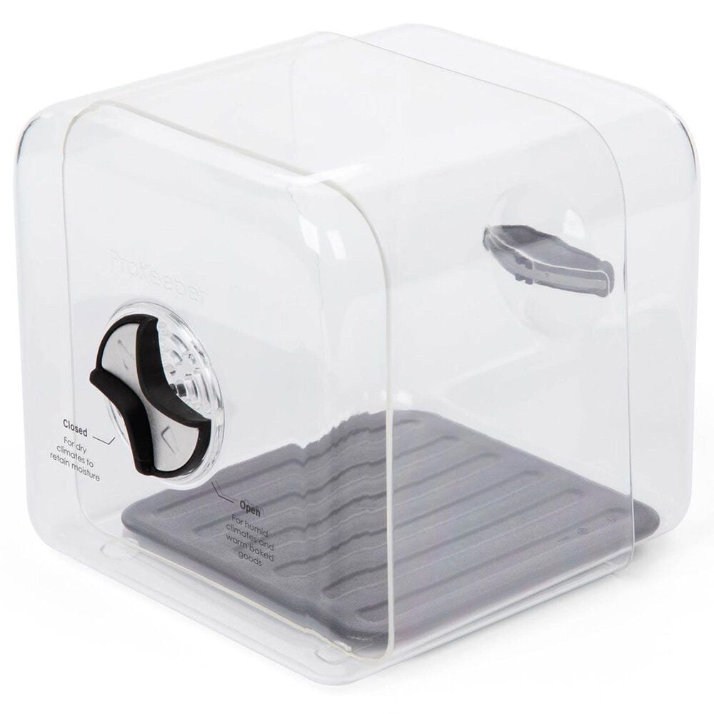 Progressive ProKeeper Plus 11" Adjustable Bread Bin in Clear, , large