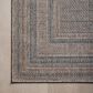 Amber Lewis x Loloi Topanga 5"3" x 7"6" Natural and Teal Indoor/Outdoor Area Rug, , large