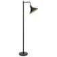 Cal Lighting Campana Downbridge Floor Lamp in Black, , large