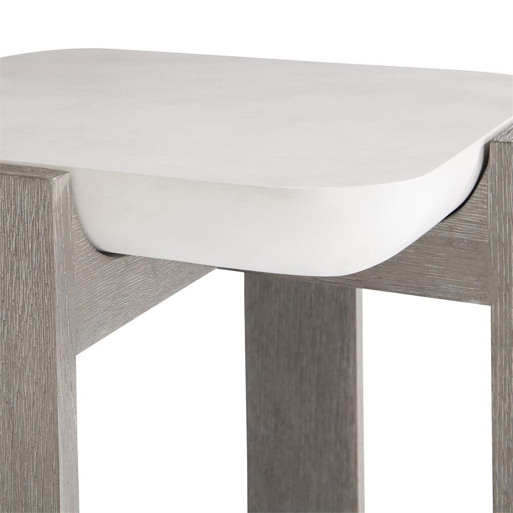 Bernhardt Gooding Side Table in Sand Grey and Flint, , large