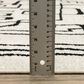ROW by Oriental Weavers Quinn QUI11 Beige and Black 7"10" x 10" Area Rug, , large