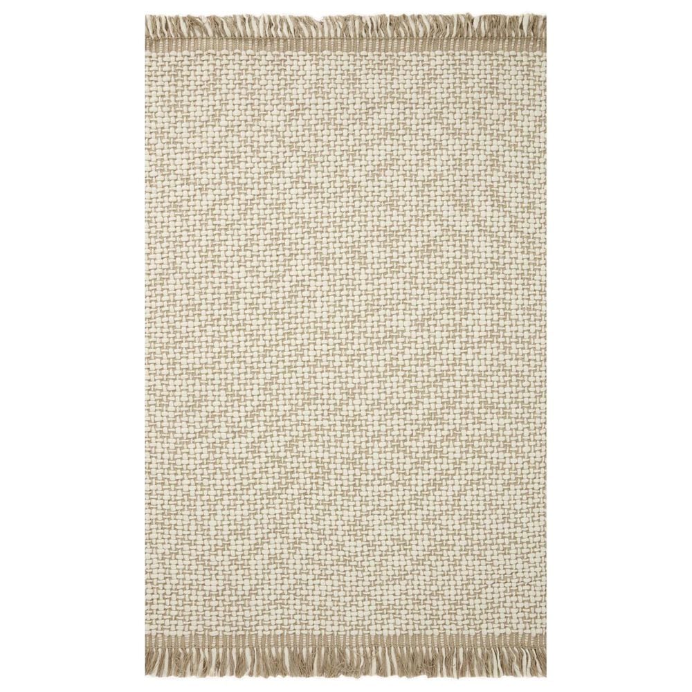 Amber Lewis x Loloi Yellowstone 3"6" x 5"6" Natural and Ivory Area Rug, , large