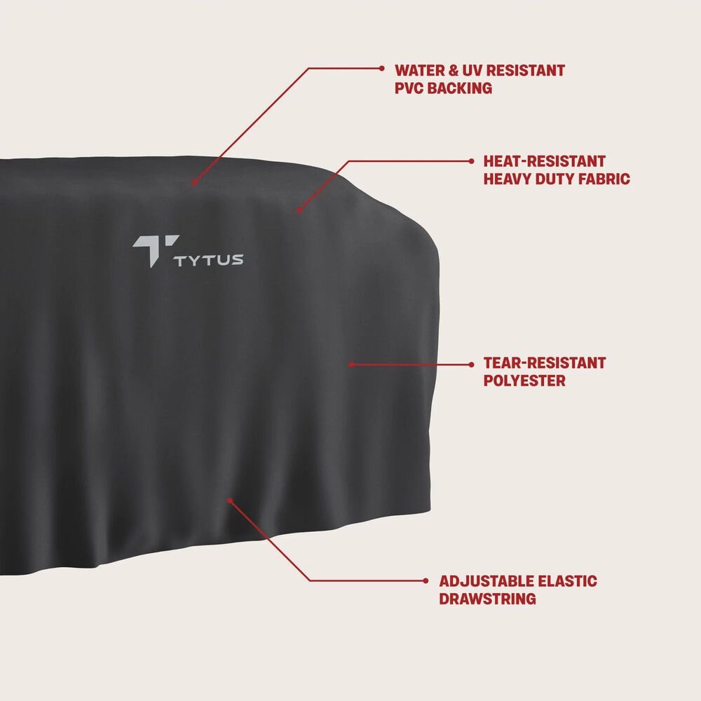 Tytus 88 Modular Duo Grill Cover in Black, , large