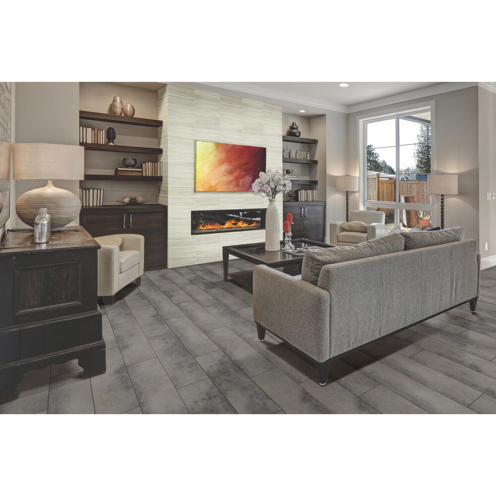 Happy Feet International Manhattan II Metallic 9&quot; x 60&quot; Luxury Vinyl Plank, , large