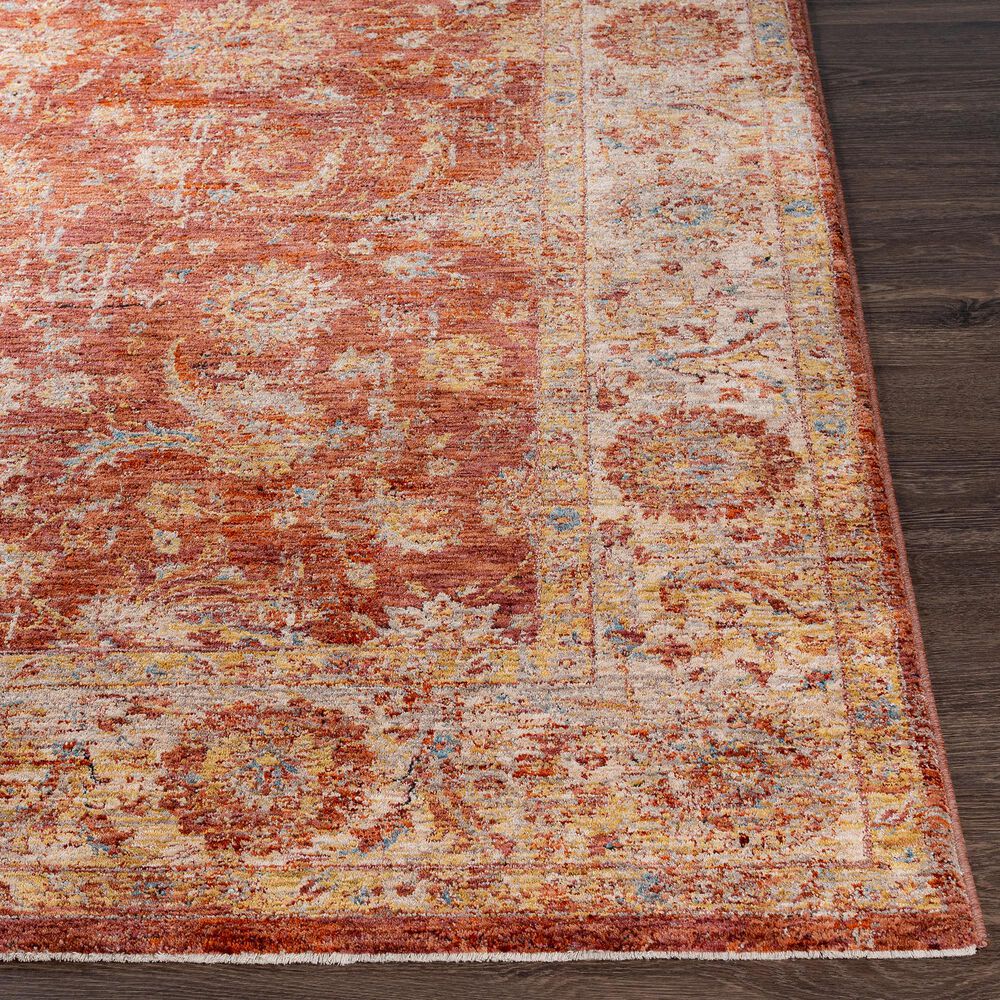 Surya Mirabel 2&#39;7&quot; x 10&#39; Burnt Orange, Rose, Teal, Olive, Gray and Beige Runner, , large