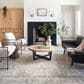 Chris Loves Julia x Loloi Jules 9"6" x 14" Natural and Ocean Area Rug, , large