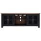 Ashley Wildenauer 76" Extra Large TV Stand with Fireplace Option in Brown and Black, , large