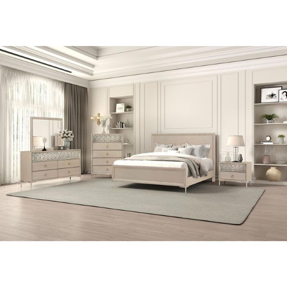 Furniture of America Bashford King Panel Bed in Espresso, , large