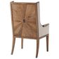 Theodore Alexander Echoes Arm Chair with Wood Back in Oak, , large