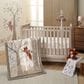 Lambs and Ivy Treetop Fox 3-Piece Crib Bedding Set in Rust, Black and White, , large