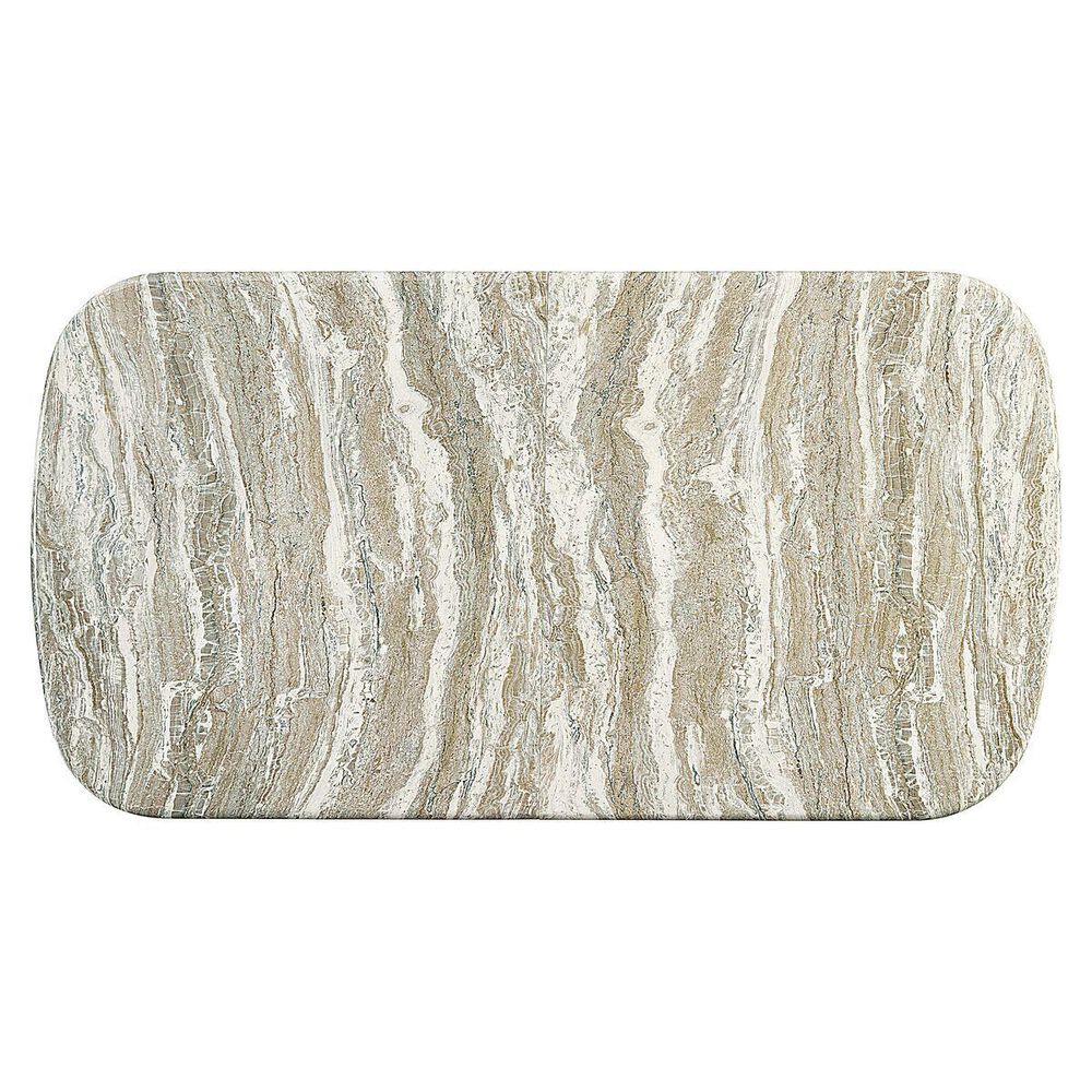 Bernhardt Arcadia Faux Stone Dining Table with 1-24&quot; Standard Leaf, , large