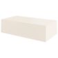Ebel Outdoor Furniture Bellino Rectangular Patio Coffee Table in Ivory, , large