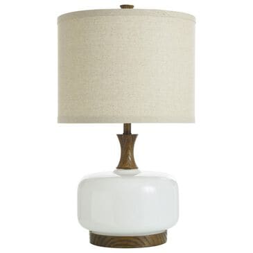 Flair Industries Chevelle Table Lamp in White, , large