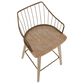 Hearth and Haven Winston Counter Stool in White Washed and Antique Copper, , large