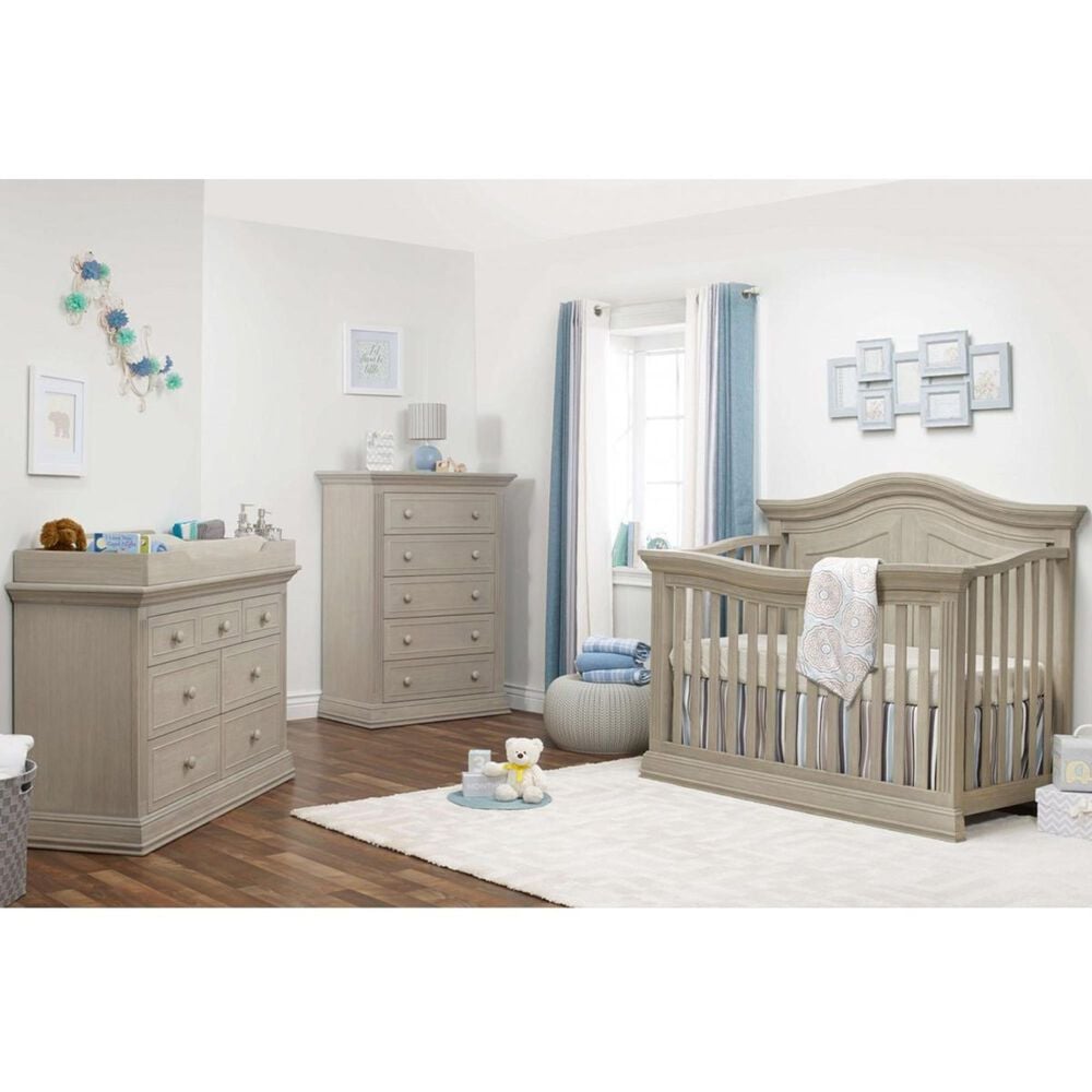 Sorelle Furniture Providence 5 Drawer Chest in Heritage Fog, , large