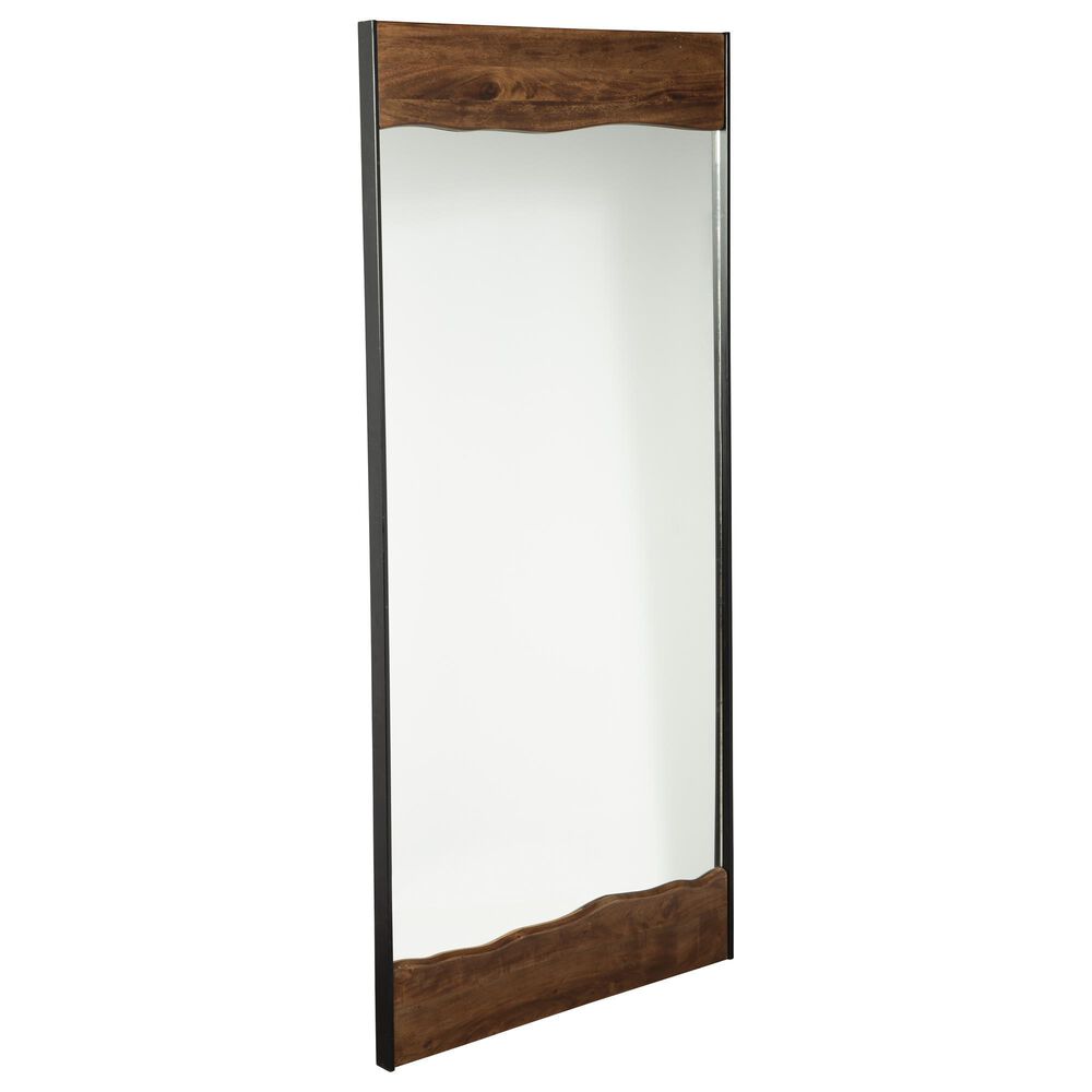 Ashley Panchali Floor Mirror in Brown and Black, , large