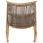 Hearth and Haven Outdoor Rocking Chair with Woven Backrest and Cushions in Light Gray, , large