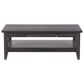 CorLiving Hollywood Coffee Table with Drawers in Dark Grey, , large