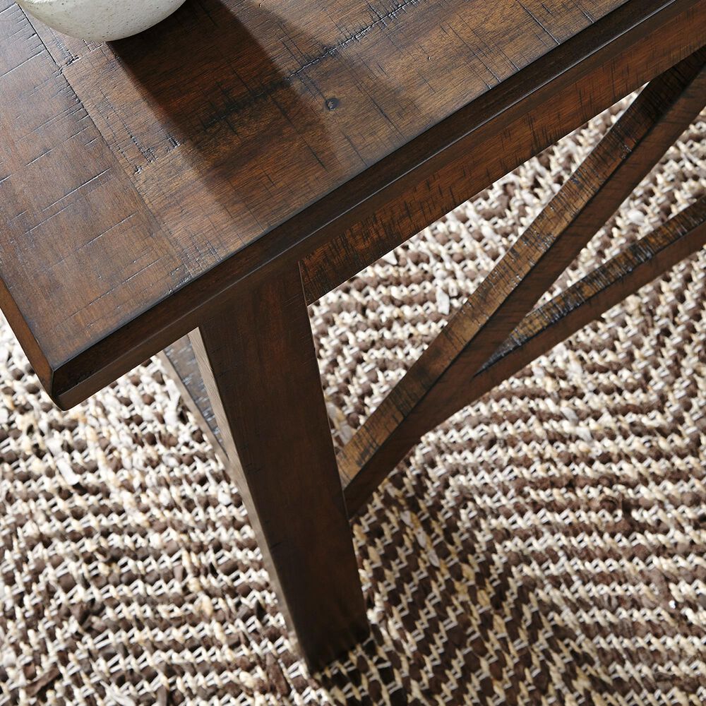 Ashley Baldridge Large Leg Desk in Rustic Brown, , large