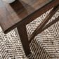 Ashley Baldridge Large Leg Desk in Rustic Brown, , large