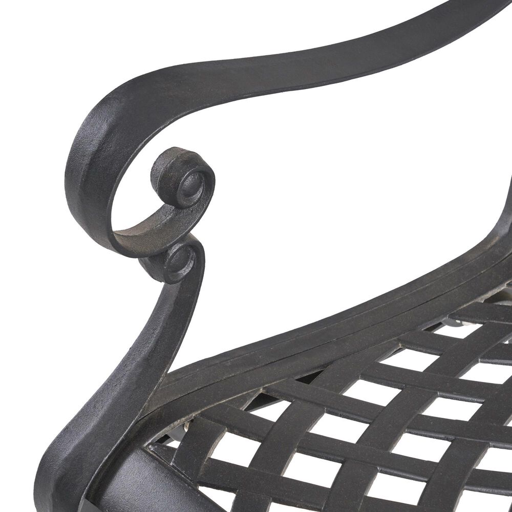 Hearth and Haven Olmsted 5-Piece Outdoor Dining Set in Black, , large