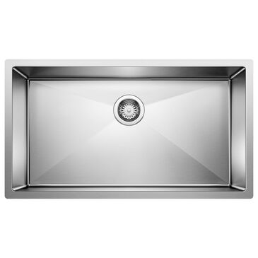 Blanco Precision 32" x 20" Super Single Bowl Kitchen Sink in Satin Polished, , large