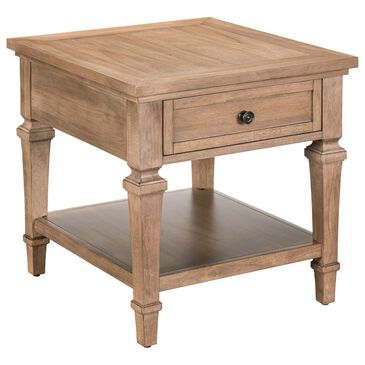 Belle Furnishings Haven Hills End Table in Camel Beige, , large