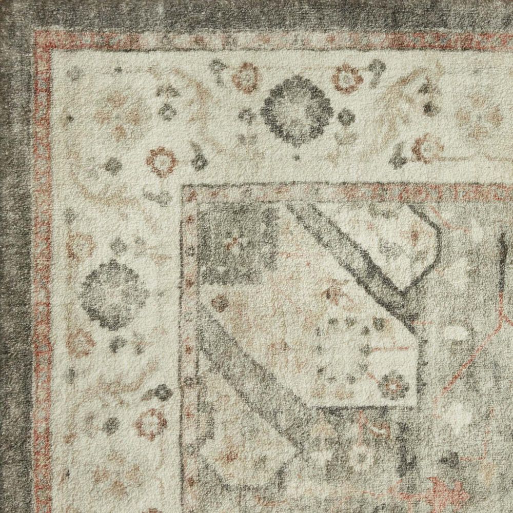 Loloi II Rosette ROS-09 2&#39;6&quot; x 7&#39;6&quot; Sage and Beige Runner, , large