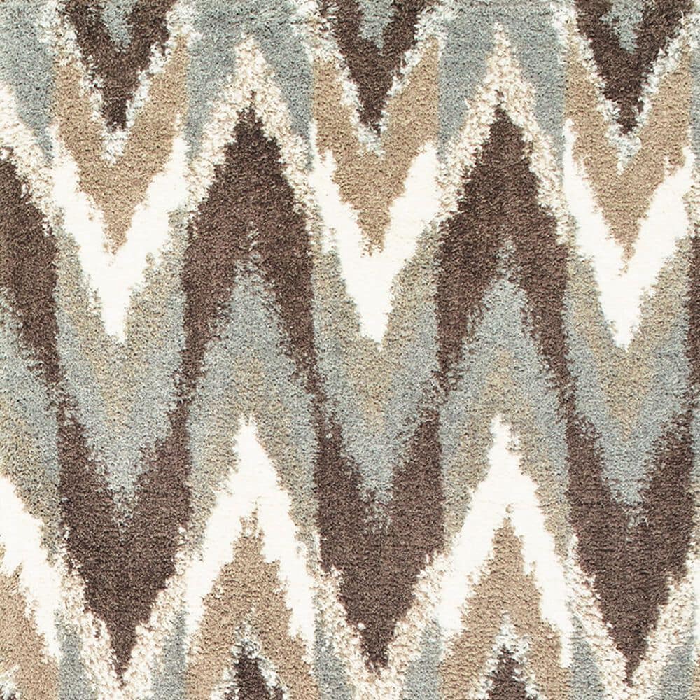 Oriental Weavers Verona Grey and Taupe 2&#39;3&quot; x 7&#39;6&quot; Runner, , large