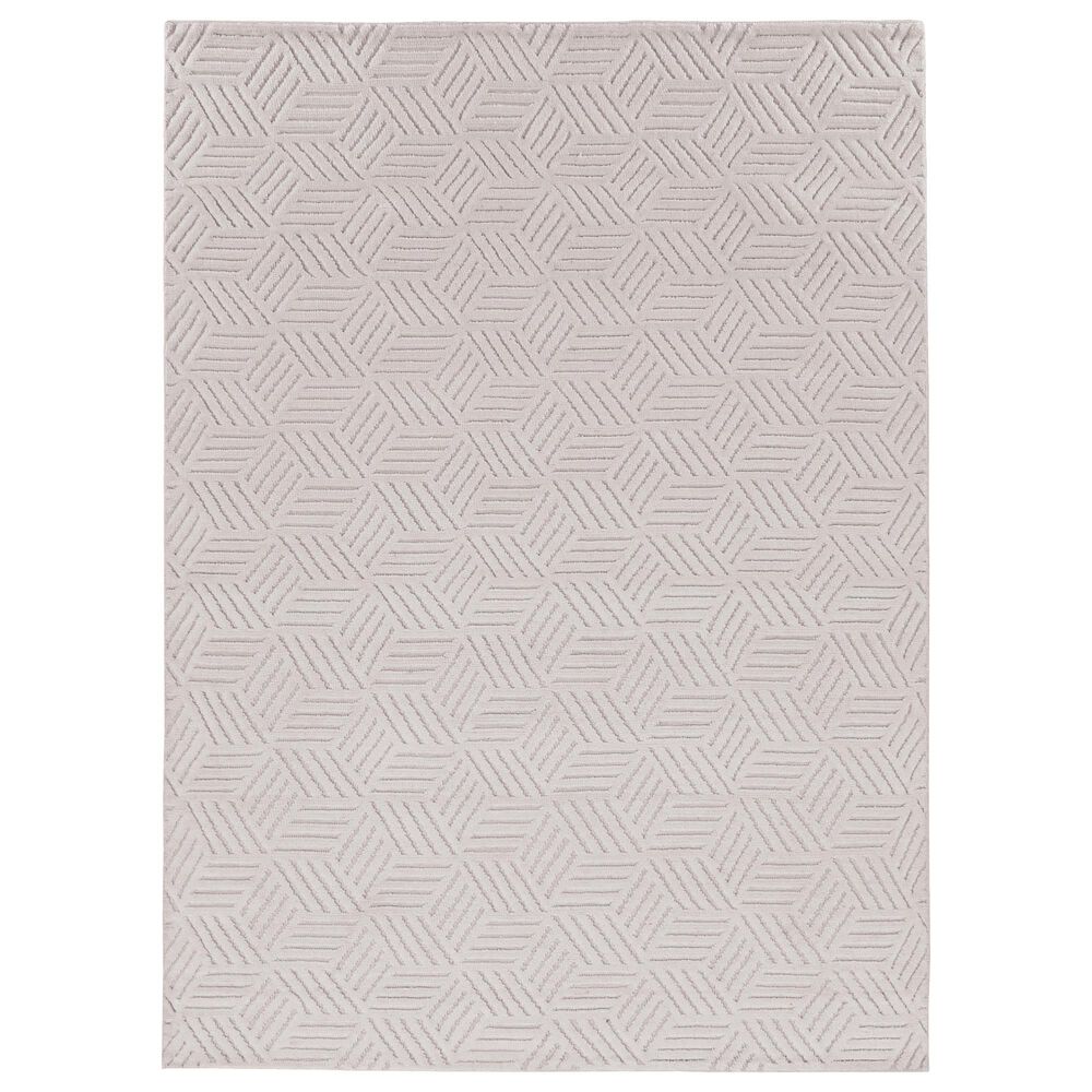 Radici USA Magica 2" x 3" White Area Rug, , large