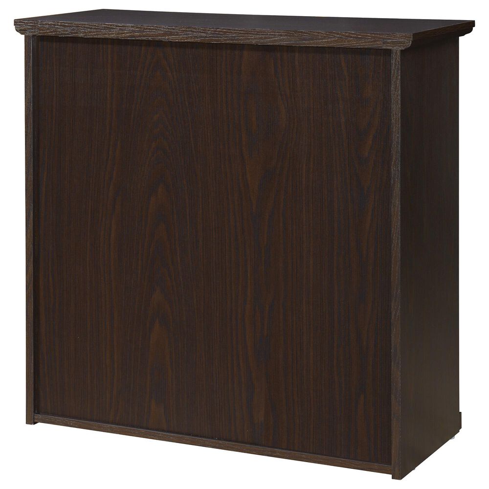 Valor Living Jefferson 2-Shelf Bookcase in Espresso, , large