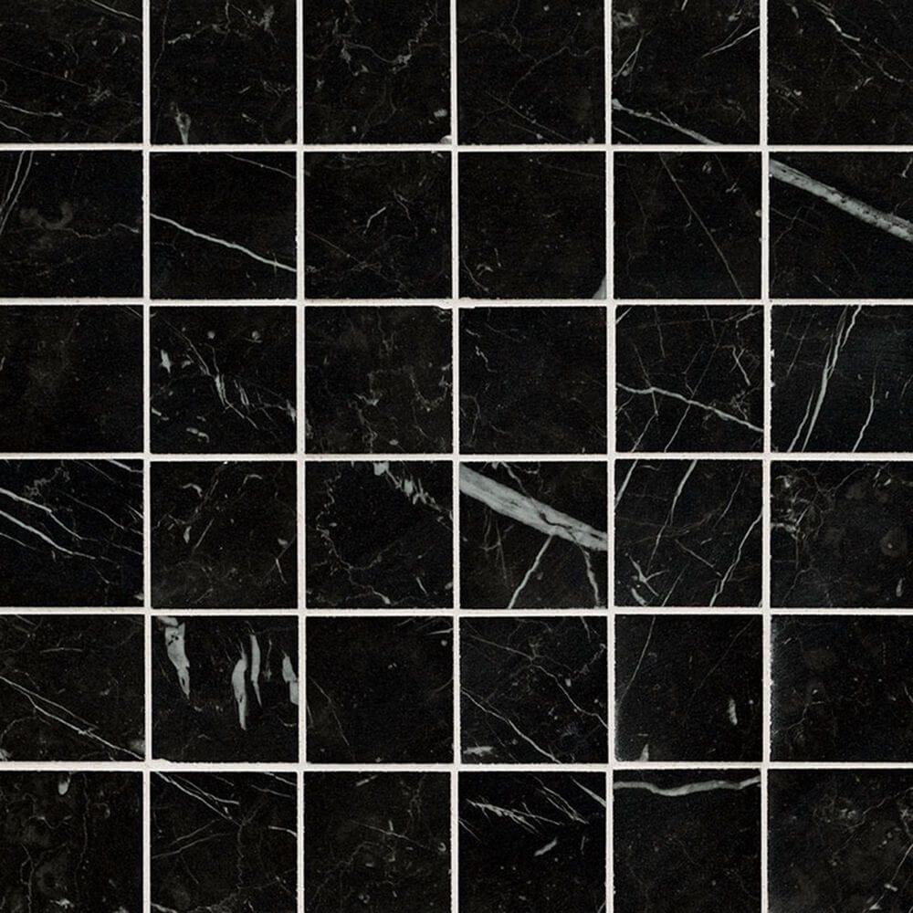 MS International Regallo Marquina Noir 2" x 2" Porcelain Tile, , large