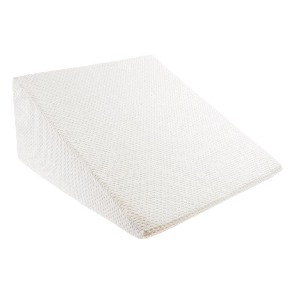 Timberlake Lavish Home High Wedge Memory Foam Pillow in Ivory, , large