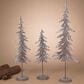 The Gerson Company 3-Piece Metal Trees with Glitter Accent Set in Brown, , large
