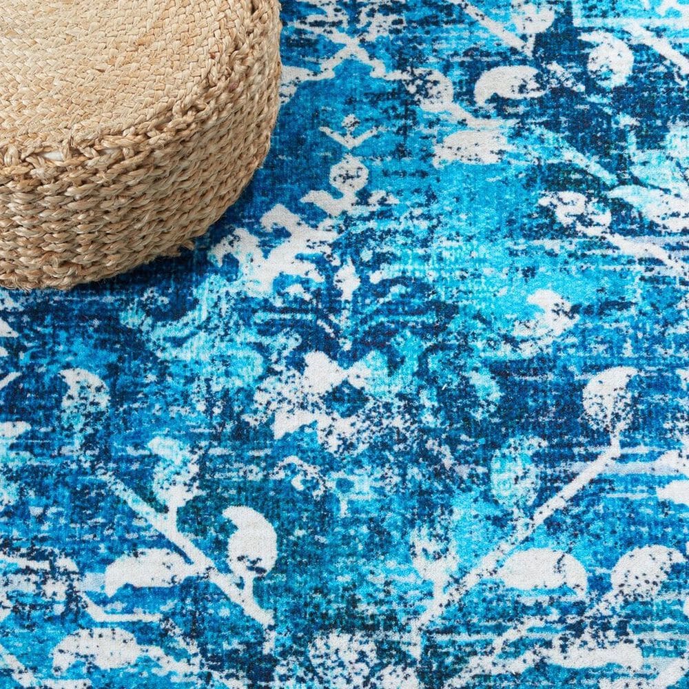 Safavieh Riviera 9&#39; x 12&#39; Navy and Light Blue Area Rug, , large