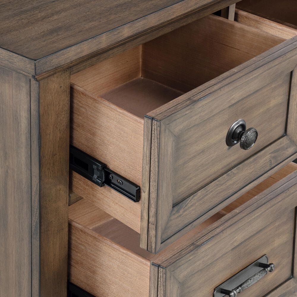 New Heritage Design Mariana 9-Drawer Dresser and Mirror in Vintage Mocha, , large