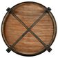 Hekman Linwood Round Coffee Table in Brown, , large