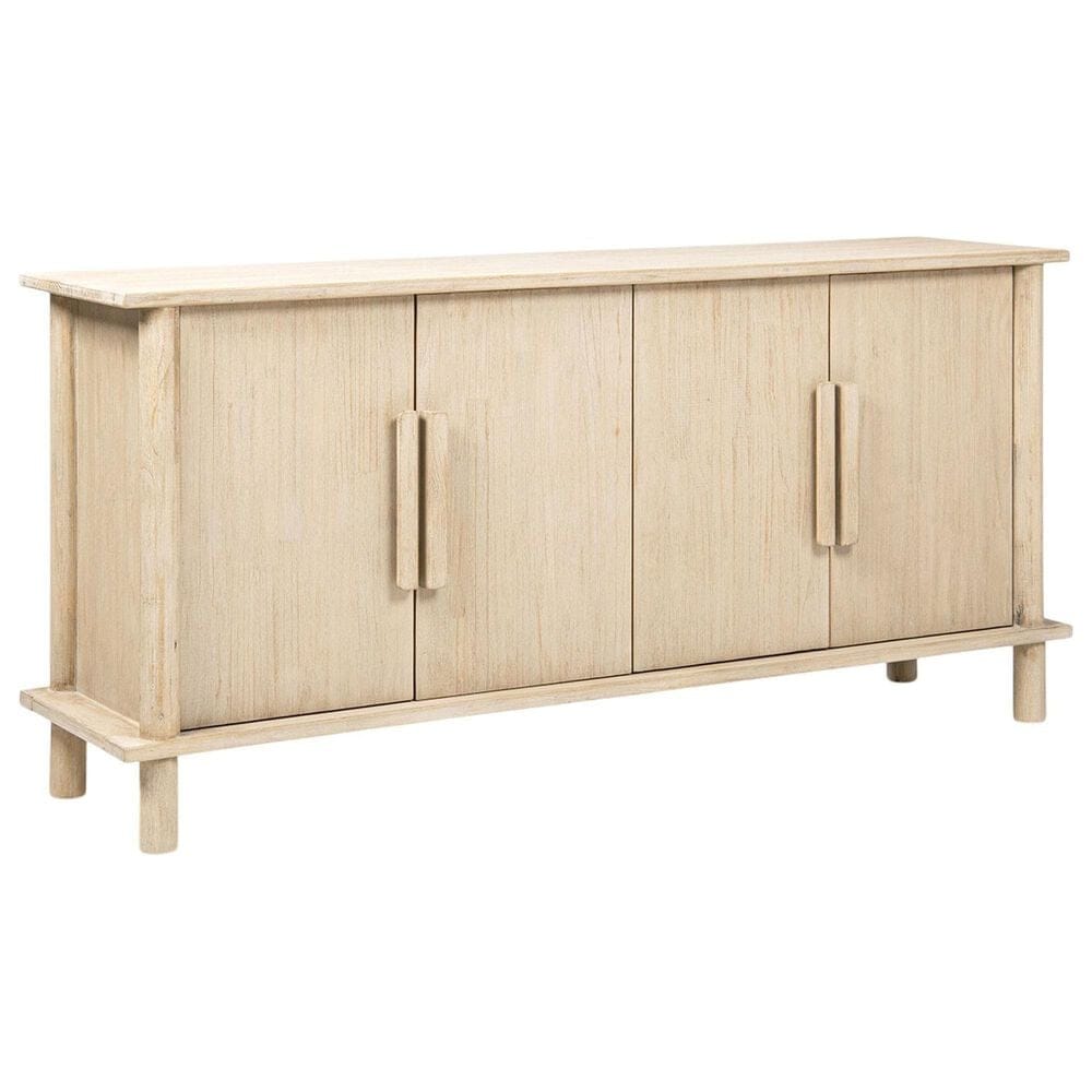 Jennifer Taylor Home Milo 4-Door Sideboard in Light Natural Cerused, , large