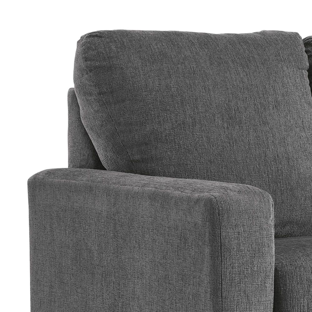 Ashley Rannis Stationary Twin Sofa Sleeper in Pewter, , large