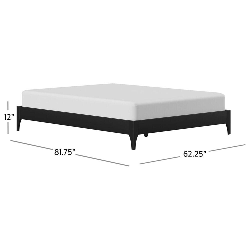 Richlands Furniture Hartley Queen Platform Bed in Black, , large