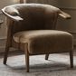 Four Hands Fabian Accent Chair in Desert Shearling, , large