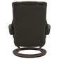 Stressless Mayfair Large Chair and Ottoman in Paloma Dark Olive, , large